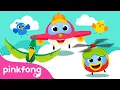 Pesawat Terbang dan Teman-teman | Lagu Mobil Anak Anak | Pinkfong Baby Shark