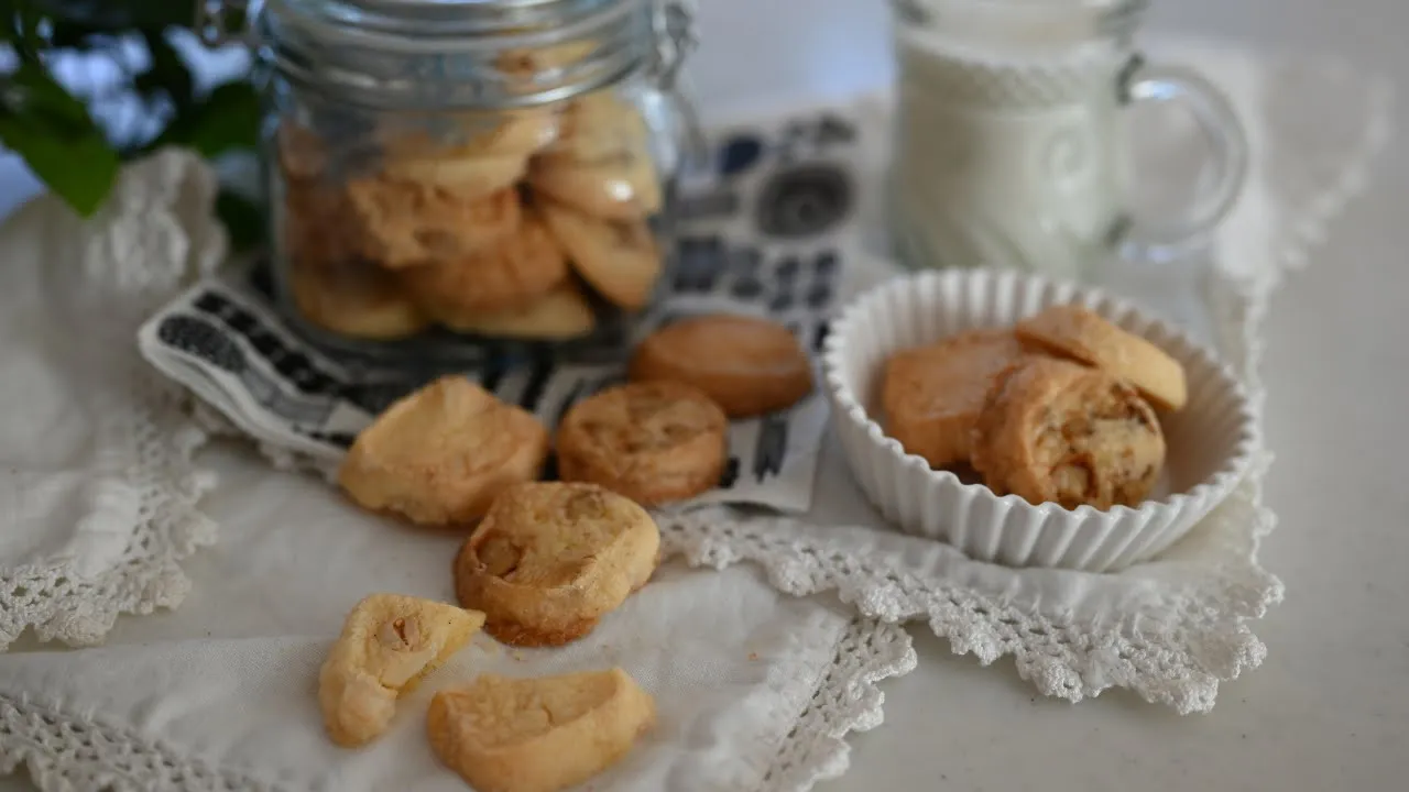 The Best Ice Box Cookie Recipe  Holiday Baking   Vanilla, Candied Almond, Macadamian Nuts