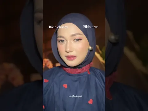 Kalian tim mau keliatan lebih chubby atau tirus guyss?? #makeup #beautytips #contourhack #makeuphack