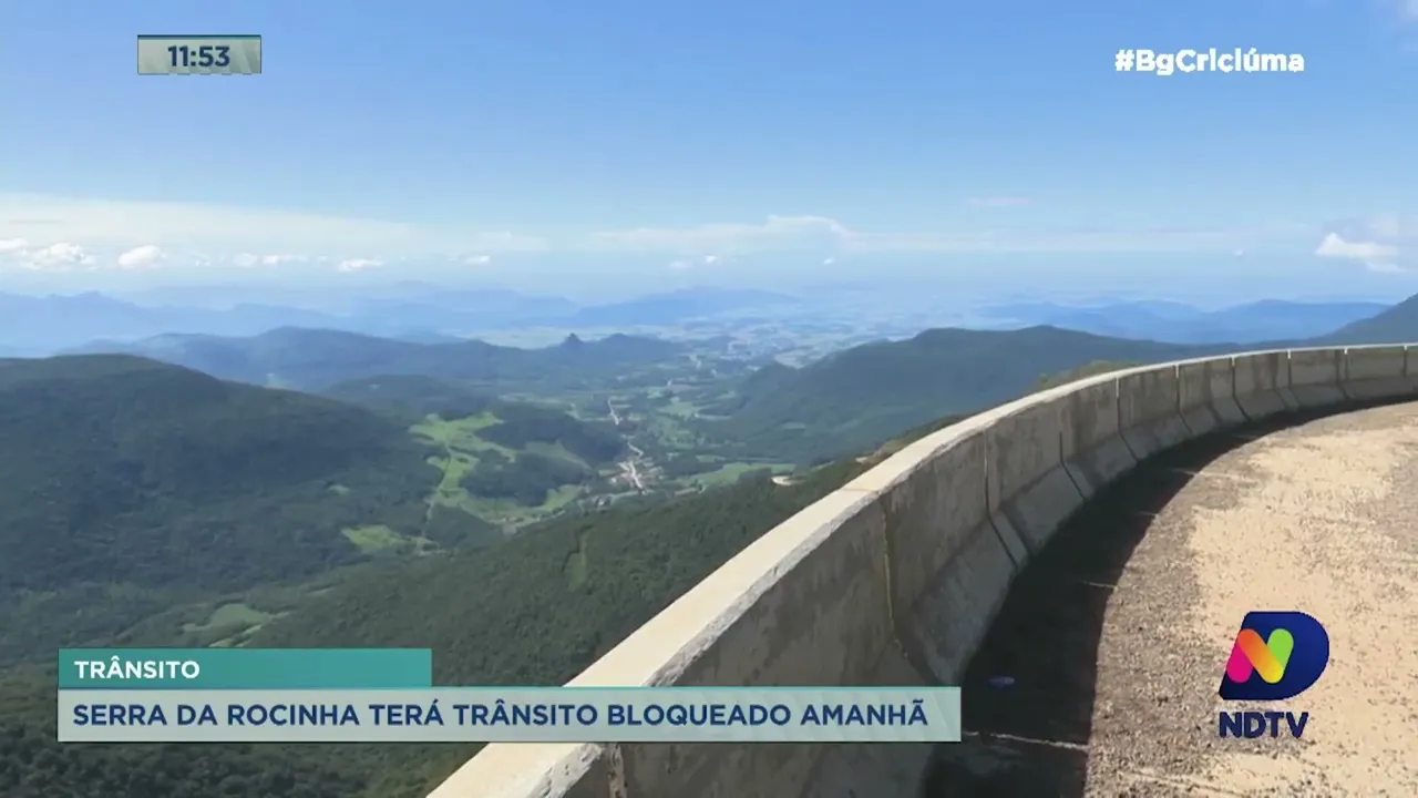 Serra da Rocinha terá trânsito bloqueado nesta quinta-feira