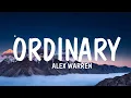 Download Lagu Alex Warren - Ordinary (Lyrics) [1HOUR]