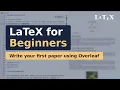 LaTeX Tutorial for Beginners Learn LaTeX with Overleaf Step by Step