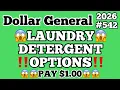 2026 Dollar General Couponing LAUNDRY DETERGENT OPTIONS PAY 1 00 MUST WATCH