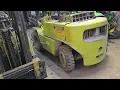 Safe use and operation of an older Clark fork truck