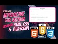 How to Create an Interactive FAQ Section with HTML CSS and JavaScript