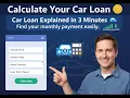 How to Use the Auto Loan Calculator Understand APR Interest Monthly Payments