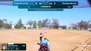Trosky Force 13u Rockies Recruits 13U 2026 07 09