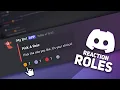 How To Make A Simple FREE Discord Reaction Roles Bot WITHOUT any Coding