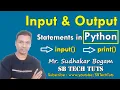 Input and Output Statements in Python input print Functions in Python Python Programming