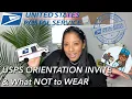 My USPS Orientation Dress USPS Hiring Rural Experience