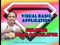 How to create a basic calculator using Visual Basic Application - Tagalog Tutorial