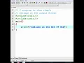 C Program to show the message on output Screen by using printf C practice program series