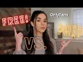 FREE vs PAID OnlyFans Account Progress Update Tips and Tricks Platforms being Unfair