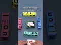 Wooden Word Spelling Game Toy Fun Learning Blocks