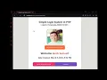 Login and Registration With Pictures in PHP and MySQL