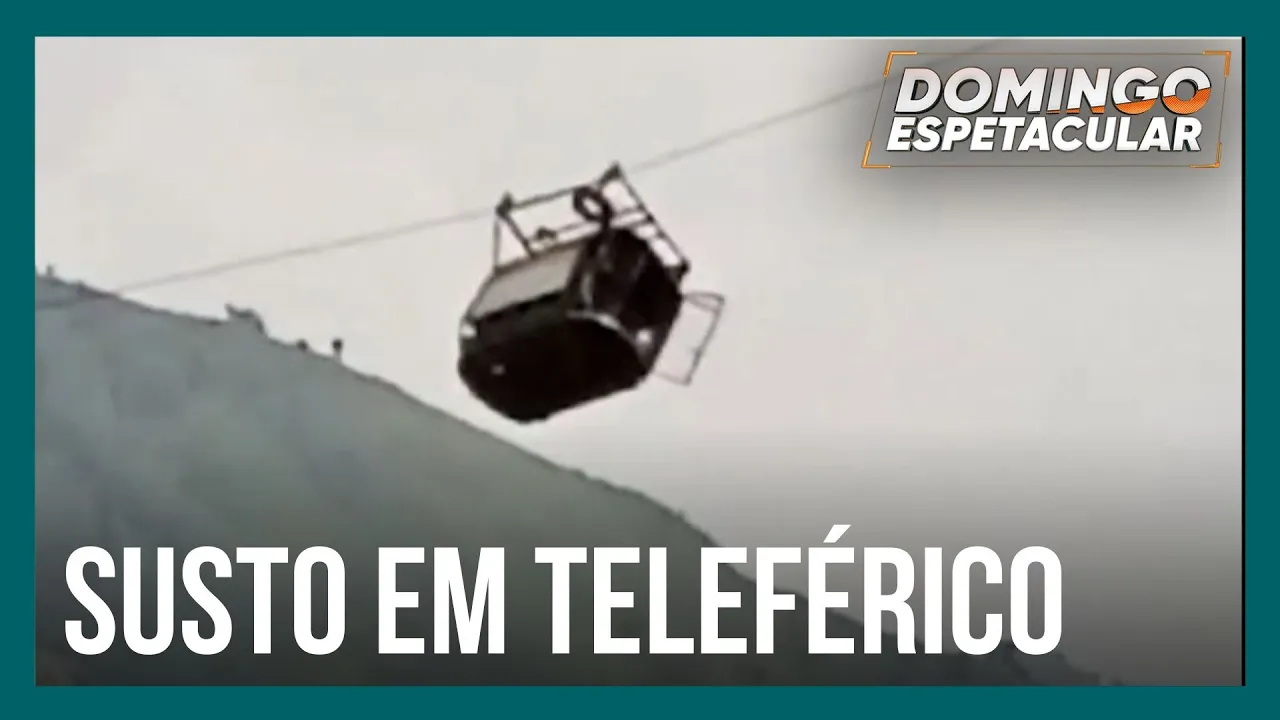 Quase Morri: Cabo se rompe e teleférico fica pendurado com oito pessoas no Paquistão