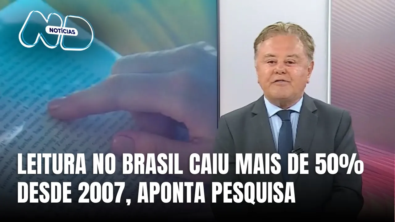 Paulo Alceu: estudo revela queda de 50% no hábito de leitura no Brasil desde 2007