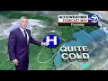 Sam Champion NYC weather forecast Rain and warm then cold and snow