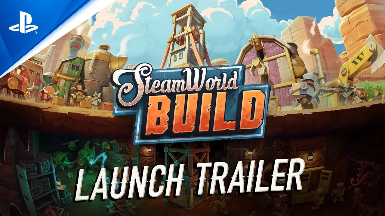 SteamWorld Build - Tráiler de lanzamiento | Juegos de PS5 y PS4