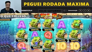 Peguei rodada maxima no big bass splash e olha o que aconteceu