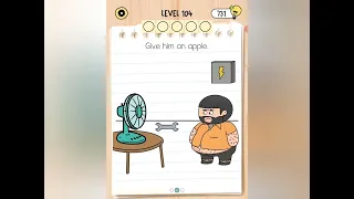Brain Test 5 Level 104 Gameplay - Full Walkthrough Answers We need a square