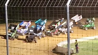 Clinton County Speedway Racesaver 305 Sprint Cars 30 Lap Feature 26