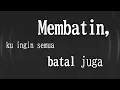 Perunggu - Tapi (Official Lyric Video)
