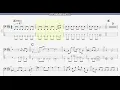 【ベース譜】大空港/離婚伝説【4弦/TAB譜】/The Terminal/rikondensetsu/BASS TAB/