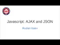CS 203 - Javascript AJAX and JSON weather example