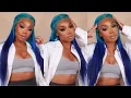 Blue Ombre Hair Soft Winged Makeup Look Nadula Hair Co MakeupTiffanyJ