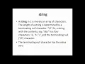 Lecture 10 Variable Length Arrays