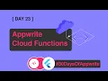 2 3 Introduction to Appwrite s Cloud Function