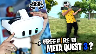 ¿Jugando Free Fire En Realidad Virtual? 😮 Meta Quest 3