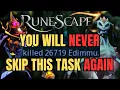 EDIMMU SLAYER TASK FOR BEGINNERS RUNESCAPE 3 IN 2024 REVO BARS GEAR SETS