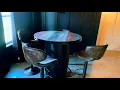 Close Look - COSTWAY Set of 4 Swivel Vintage Barstools