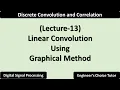 Linear Convolution Using Graphical Method Lecture-13