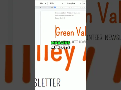 Google Docs: Adjust Margins FAST!