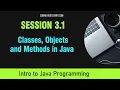 Java for Beginners Session 3 1 - Classes Objects and Methods in Java