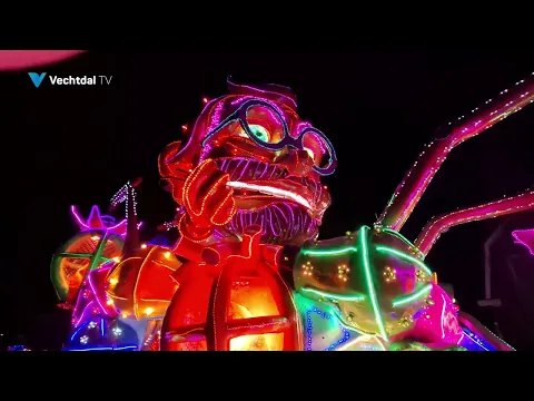 Verlichte carnavalsoptocht Lemelerveld