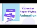 How to create Calendar Date Paper Flying Animation Using After Effects-Motion Graphics Tutorials