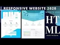 Complete Responsive Website using HTML CSS Bootstrap 4 and JavaScript in Hindi 2020