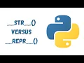 41 2 - String vs Representation Difference between Dunder Str and Dunder Repr