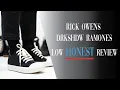 Rick Owens DRKS W ramones Low Review