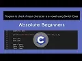 Program to check if input character is a vowel using Switch Case Top 100 C Language Programs