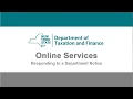 Responding to a Department Notice Demonstration