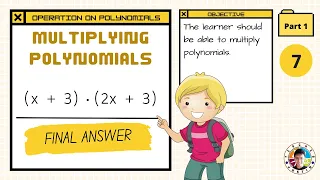 Multiplying Polynomials Example 1