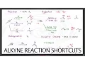 Alkyne Reactions Products and Shortcuts