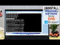 How to Uninstall Program or Software from Command Prompt on Windows 10 CMD