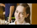 Emilia Clarke Gets Ready for the BAFTAs 2020 Vogue