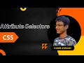 CSS L25 - Attribute-selector in css